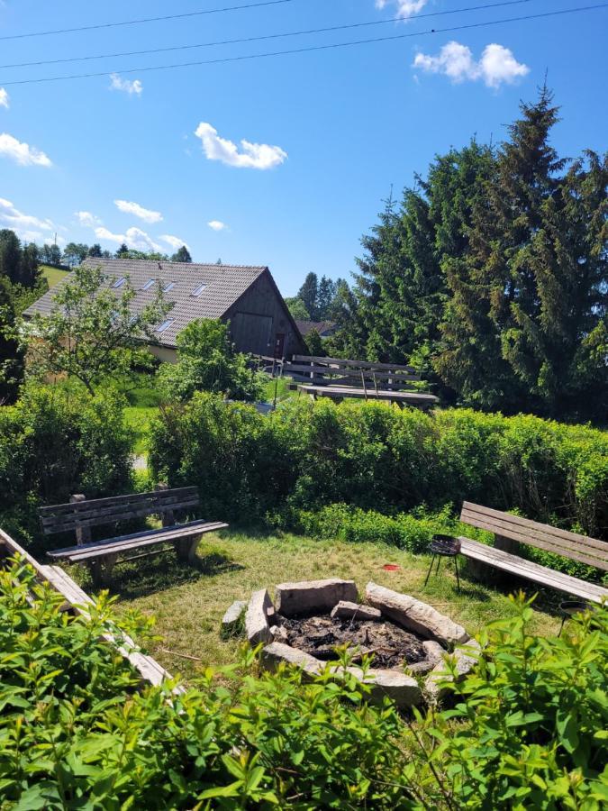 Rennsteigscheune Steinbach am Wald Exteriör bild