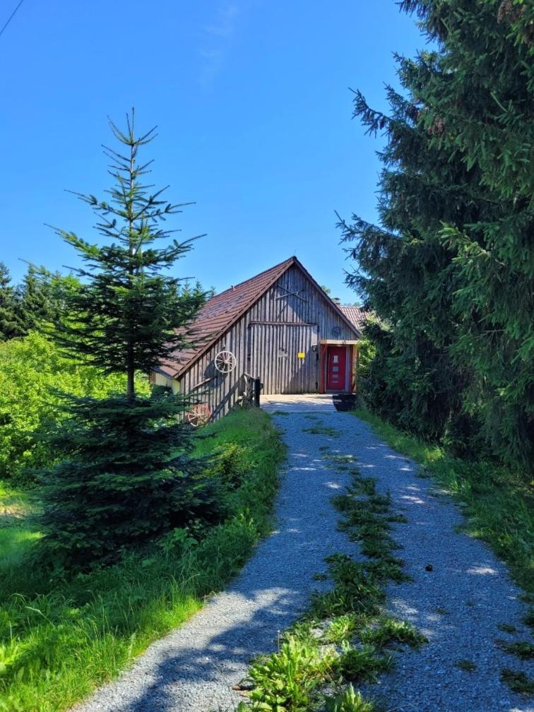 Rennsteigscheune Steinbach am Wald Exteriör bild