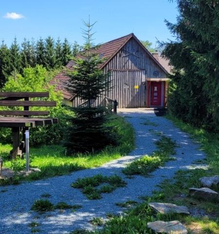 Rennsteigscheune Steinbach am Wald Exteriör bild